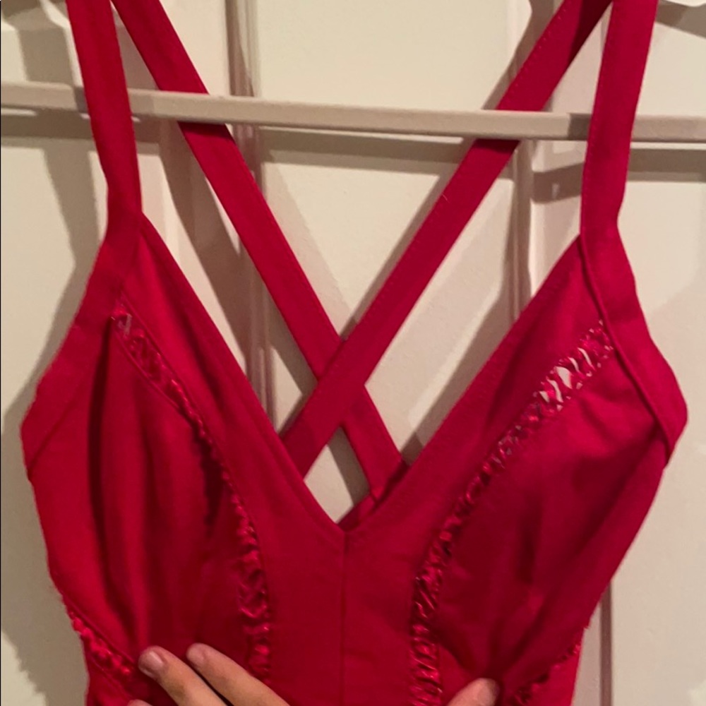 Red dress